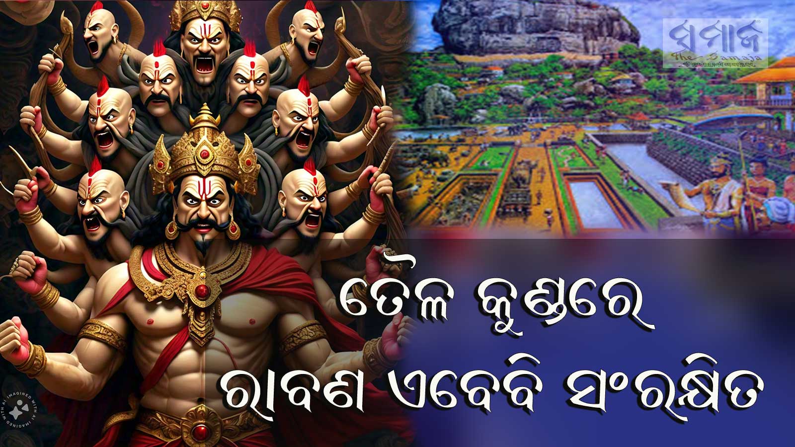 ଏବେ ବି ରାବଣଙ୍କ ଶବ ବିରାଟ ତୈଳ କୁଣ୍ଡରେ ସଂରକ୍ଷିତ