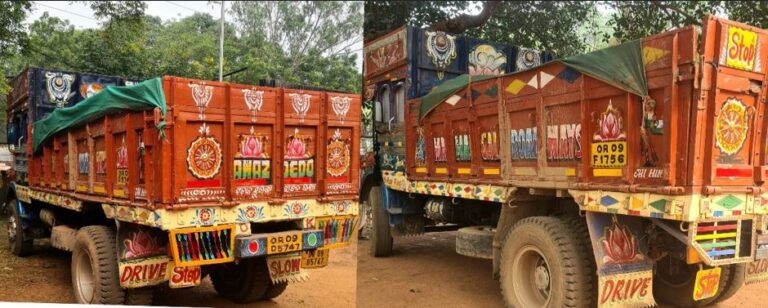 ଉପଜିଲ୍ଲାପାଳ ଜବତ କଲେ ୨ଟି ପଥର ବୋଝେଇ ଟ୍ରକ