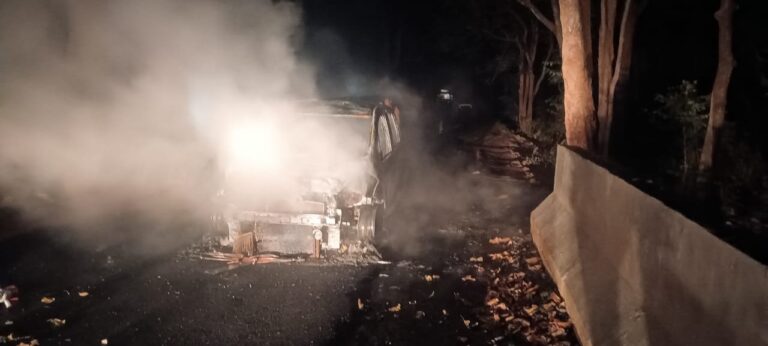 ଚଳନ୍ତା କାର୍‌ରେ ଲାଗିଲା ନିଆଁ: ଅଳ୍ପକେ ବର୍ତ୍ତିଲେ ଦୁଇ ମହିଳା ,ଶିଶୁ ସମେତ ୬ ଜଣ