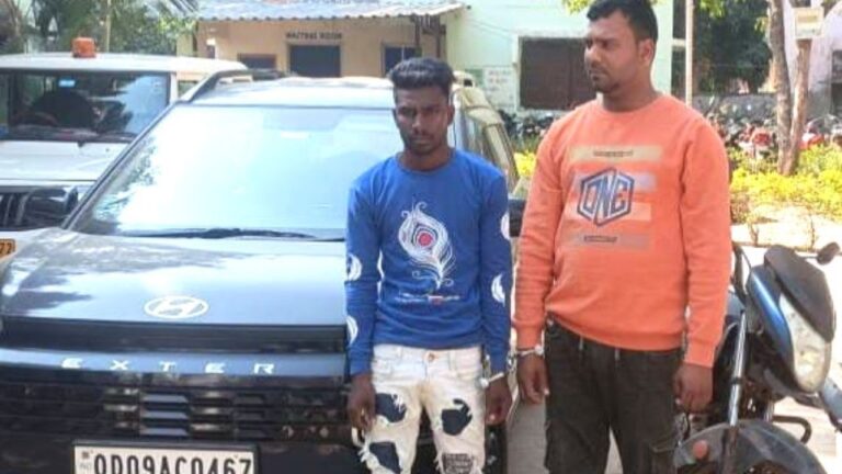 ୨ ଆନ୍ତଃରାଜ୍ୟ ଅପରାଧି ଗିରଫ, କାର ସମେତ ୫ ବାଇକ ଜବତ