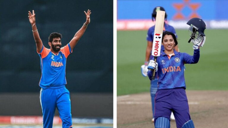 ବୁମ୍‌ରା ବର୍ଷର ଶ୍ରେଷ୍ଠ ଟେଷ୍ଟ କ୍ରିକେଟର, ସ୍ମୃତି ମନ୍ଧାନା ଦିନିକିଆ କ୍ରିକେଟର ଅଫ୍ ଦି ଇୟର