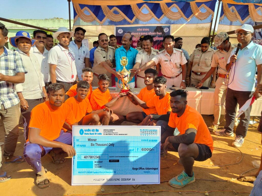 ଭଲିବଲ ପ୍ରତିଯୋଗିତାରେ କଲ୍ୟାଣସିଂହପୁର ଚମ୍ପିୟାନ