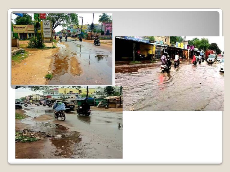 ରାସ୍ତାରେ ଲହଡି ମାରୁଛି ନାଳ ପାଣି; ଏନଏସି ଓ ପୂର୍ତ୍ତ ବିଭାଗ ନିରବଦ୍ରଷ୍ଟା