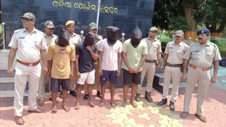 ଦୁଇ ନାବାଳିକାଙ୍କୁ ଗଣଦୁଷ୍କର୍ମ ମାମଲା: ୪ ଗିରଫ