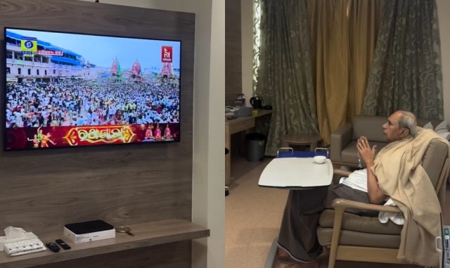 ହସ୍ପିଟାଲରୁ ଟିଭିରେ ରଥଯାତ୍ରା ଦେଖିଲେ ନବୀନ