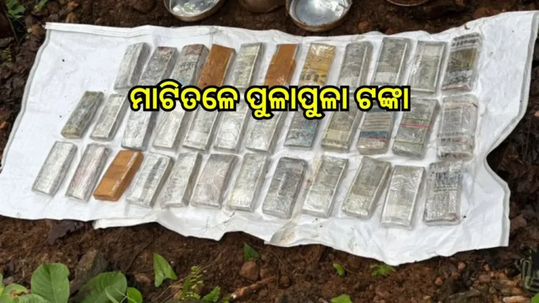 ମାଟି ତଳୁ ବାହାରିଲା ଲକ୍ଷ ଲକ୍ଷ ଟଙ୍କା