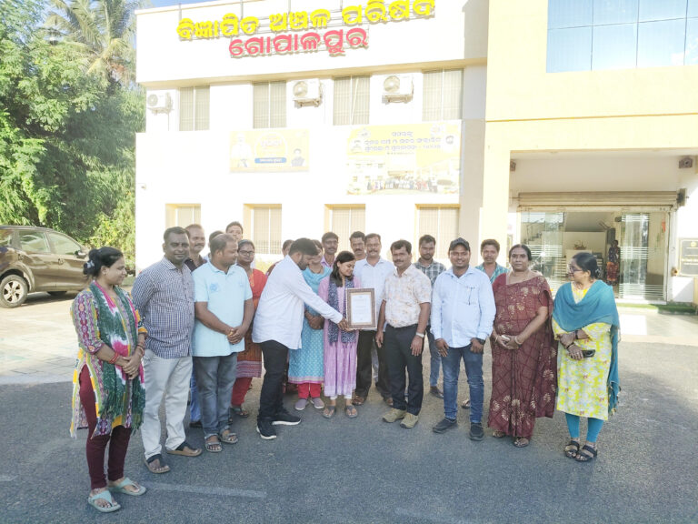 ସ୍ଵଛ ସର୍ଭେକ୍ଷଣରେ ୨୦୨୪-୨୫ ବର୍ଷ ପାଇଁ ମାନ୍ୟତା ପାଇଲା ଗୋପାଳପୁର ଏନଏସି 