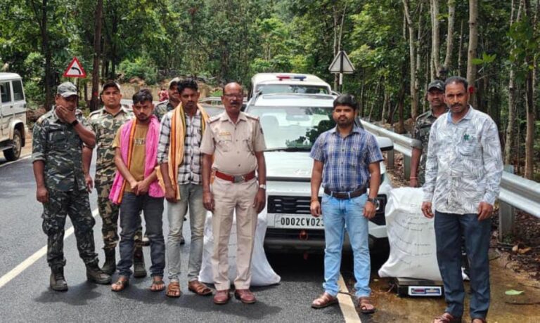 ୪୦ କିଲୋ ଗଞ୍ଜେଇ ଜବତ, ଦୁଇ ଗିରଫ