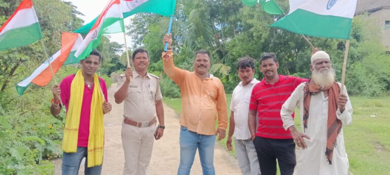 ଧାମରାରେ ତ୍ରିରଙ୍ଗା ଶୋଭାଯାତ୍ରା