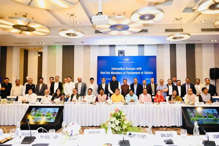 ଭାରତୀୟ ଶିଳ୍ପ ମହାସଂଘ ଓ ଓଡ଼ିଶାର ସାଂସଦଙ୍କ ମଧ୍ୟରେ ଆଲୋଚନା