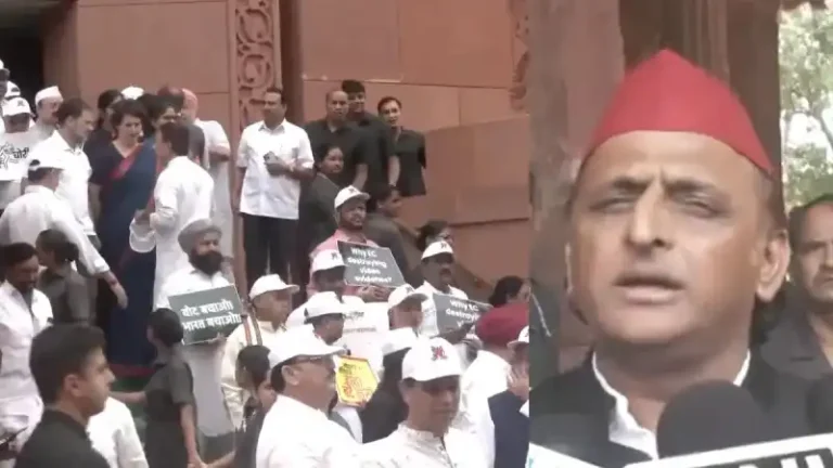 ରାହୁଲଙ୍କୁ ସମର୍ଥନରେ ଇଣ୍ଡି ମେଣ୍ଟ: ଭୋଟ ଚୋରି ଅଭିଯୋଗରେ ବିରୋଧୀଙ୍କ ଶୋଭାଯାତ୍ରା