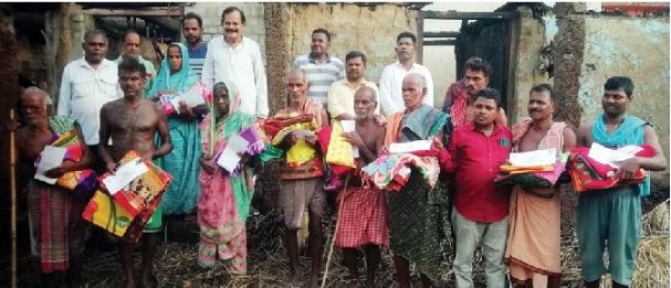 ଅଗ୍ନି ବିପନ୍ନଙ୍କୁ ‘ସମାଜ’ ରିଲିଫ୍‌ର ସହାୟତା