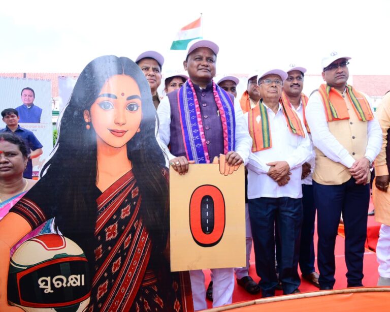 କେନ୍ଦୁଝରର ୧୩ଟି ବ୍ଲକରେ ଗଡ଼ିଲା ଶୂନ ଦୁର୍ଘଟଣା ବାର୍ତ୍ତା ପ୍ରଚାର ରଥ