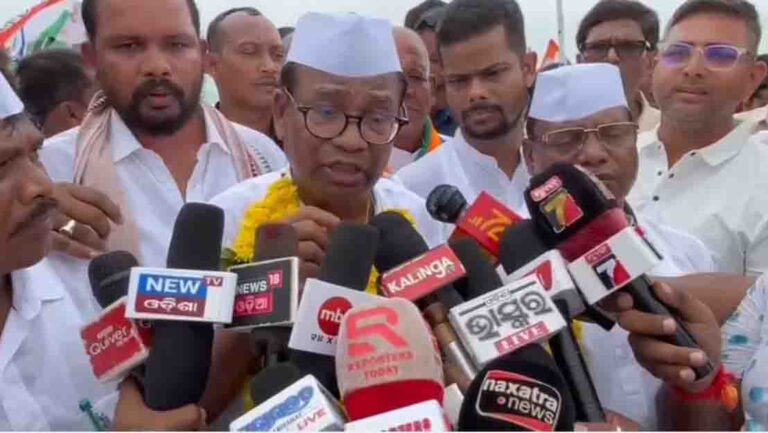 ମୋଟୁରୁ ପଦଯାତ୍ରା ଆରମ୍ଭ କଲେ ରାଜ୍ୟ କଂଗ୍ରେସ ସଭାପତି